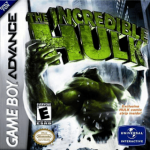 The Incredible Hulk art work – action game for Nintendo Game Boy Advance