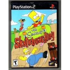 The Simpsons Skateboarding art work – video game for PlayStation 2