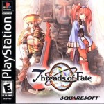 (PlayStation, PS1): Threads of Fate art work – video game for PS1