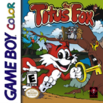 Titus the Fox Game Boy Color box art – old GBC game trade in