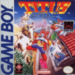 Titus the Fox Game Boy box art – classic retro game for GameBoy