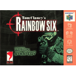 Tom Clancy's Rainbow Six N64 box art – retro game for Nintendo 64