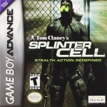 Tom Clany's Splinter Cell art work – action game for Nintendo Game Boy Advance