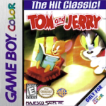 Tom and Jerry Game Boy Color box art – old GBC game trade in