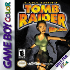 Tomb Raider Curse of the Sword Game Boy Color box art – old GBC game trade in