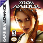Tomb Raider Legend art work – action game for Nintendo Game Boy Advance
