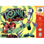Tonic Trouble N64 box art – retro game for Nintendo 64