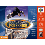 Tony Hawk's Pro Skater / Hawks N64 box art – retro game for Nintendo 64