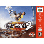 Tony Hawk's Pro Skater 2 / Hawks N64 box art – retro game for Nintendo 64