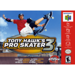 Tony Hawk's Pro Skater 3 / Hawks N64 box art – retro game for Nintendo 64
