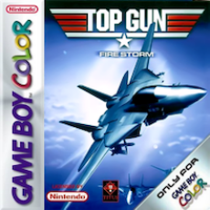 Top Gun Firestorm Game Boy Color box art – old GBC game trade in