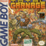 Total Carnage Game Boy box art – classic retro game for GameBoy
