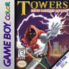 Towers Lord Baniff's Deceit Game Boy Color box art – old GBC game trade in