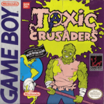 Toxic Crusaders Game Boy box art – classic retro game for GameBoy