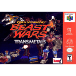 Transformers Beast Wars Transmetals N64 box art – retro game for Nintendo 64