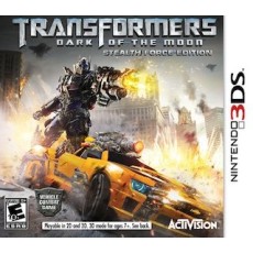 Transformers Dark of the Moon Stealth Force Edition art work – action game for Nintendo 3DS