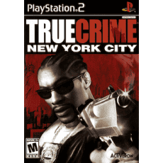 True Crime New York City art work – video game for PlayStation 2