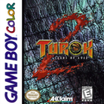 Turok 2 Seeds of Evil Game Boy Color box art – old GBC game trade in