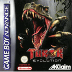 Turok Evolution art work – action game for Nintendo Game Boy Advance