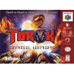 Turok Rage Wars N64 box art – retro game for Nintendo 64