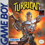 Turrican Game Boy box art – classic retro game for GameBoy