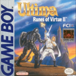 Ultima Runes of Virtue II Game Boy box art – classic retro game for GameBoy