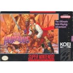 Uncharted Waters New Horizons SNES box art – retro game for Super Nintendo