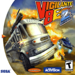 Vigilante 8 2nd Offense art work for the sega DreamCast
