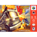 Vigilante 8 2nd Offense N64 box art – retro game for Nintendo 64
