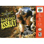 WCW Backstage Assault N64 box art – retro game for Nintendo 64