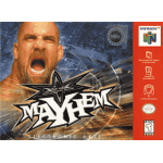 WCW Mayhem N64 box art – retro game for Nintendo 64