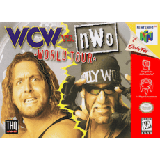WCW vs NWO World Tour N64 box art – retro game for Nintendo 64