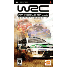 WRC: World Rally Championship art work – video game for PlayStation Portable