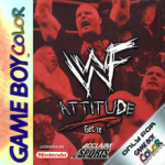 WWF Attitude Game Boy Color box art – old GBC game trade in