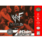 WWF Attitude N64 box art – retro game for Nintendo 64