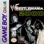 WWF Wrestlemania 2000 Game Boy Color box art – old GBC game trade in