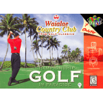 Waialae Country Club True Golf Classics N64 box art – retro game for Nintendo 64