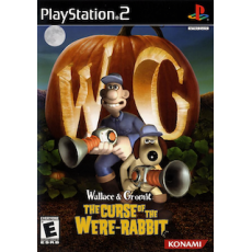 Wallace and Gromit Curse of the Were Rabbit art work – video game for PlayStation 2