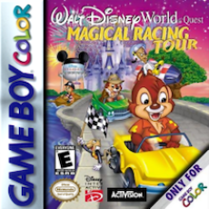 Walt Disney World Quest: Magical Racing Tour Game Boy Color box art – old GBC game trade in