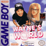 Wayne's World Game Boy box art – classic retro game for GameBoy