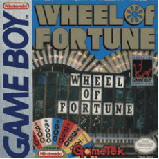 Wheel of Fortune Game Boy box art – classic retro game for GameBoy