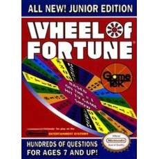 Wheel of Fortune Junior Edition NES box art – classic 8-bit game for Nintendo NES