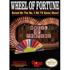 Wheel of Fortune NES box art – classic 8-bit game for Nintendo NES
