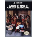 Where in Time is Carmen Sandiego NES box art – classic 8-bit game for Nintendo NES