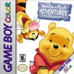 Winnie The Pooh Adventures in the 100 Acre Woods Game Boy Color box art – old GBC game trade in