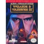 Wizards & Warriors III Kuros Visions of Power, 3 NES box art – classic 8-bit game for Nintendo NES