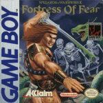 Fortress of Fear Game Boy box art – classic retro game for GameBoy