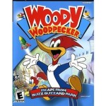 Woody Woodpecker: Escape From Buzz Buzzard Park art work – video game for PlayStation 2