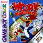 Woody Woodpecker Game Boy Color box art – old GBC game trade in