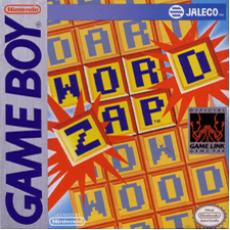Wordzap Game Boy box art – classic retro game for GameBoy